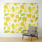 Waterverf najaarpatroon wandkleed (In Situ (horizontaal))