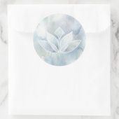 Waterverf Namaste Lotus Leaf Sticker (Tas)