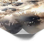 Waterverf Nationaal park Joshua Tree Poster (Hoek)