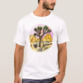 Waterverf Nationaal park Joshua Tree T-shirt (Voorkant)