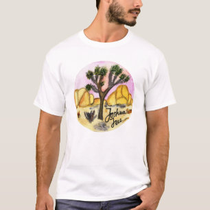 Waterverf Nationaal park Joshua Tree T-shirt