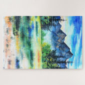 Waterverf Natuur puzzel (Horizontaal)