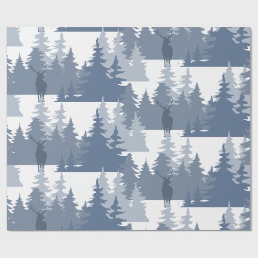 Waterverf Natuur staafbos Cadeaupapier (Vlak)