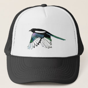 Waterverf Natuur van het wild in de vogelstand Trucker Pet