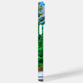 Waterverf Natuur Winter Snowfall Painting Case-Mate iPhone Case (Achterkant / Rechts)