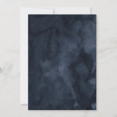 Waterverf Nautical Anchor Stripes Ocean Wedding Kaart (Achterkant)