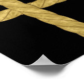 Waterverf Nautical Maritime Signal Flag Monogram Poster (Hoek)