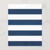 Waterverf Nautical Wedding Photo Flyer (Achterkant)