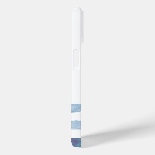 Waterverf nautisch anker lichtblauwe strepen Case-Mate iPhone case (Achterkant / Rechts)