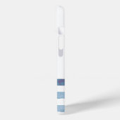 Waterverf nautisch anker lichtblauwe strepen Case-Mate iPhone case (Achterkant / Links)