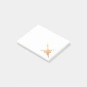 Waterverf Nazca Hummingbird Post-it Notes (Schuin)