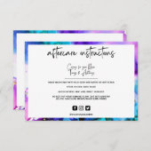 Waterverf Nazorginstructies 2 (Voorkant / Achterkant)