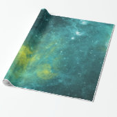 Waterverf Nebula Cadeaupapier (Uitgerold)