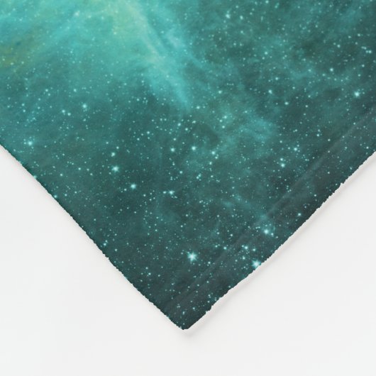 Waterverf Nebula Fleece Deken (Hoek)
