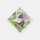 Waterverf Nederlands rammeleieren konijn Servetten (Hoek)