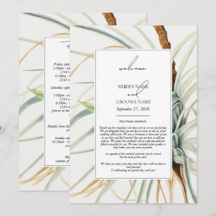 Waterverf Neutral Boho trouwroute Programma