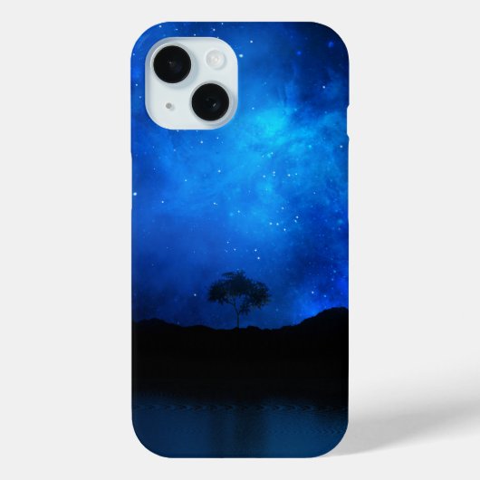 Waterverf Night Sky iPhone / iPad case (Achterkant)