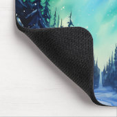 Waterverf noorderlicht aurora borealis muismat (Hoek)