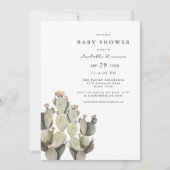 WATERVERF NORAH Bohemian Prickly Pear Cactus Kaart (Voorkant)