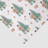 Waterverf Notenkraker en Kerstboom Tissuepapier (Detail)