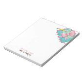 Waterverf Notitie van het Notitieblok van de leraa (Gedraaid)