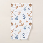 Waterverf oceaan bad handdoek (Handdoek)