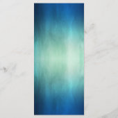 Waterverf Oceaan Zeester Strand Bruiloft Menu (Achterkant)