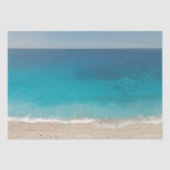 Waterverf oceaanachtergrond ontkoppeling tissuepapier (Voorkant)