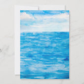 Waterverf oceaanwalvis elke dag kaart (Achterkant)