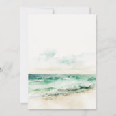 Waterverf Ocean and Beach repesal Dinner Aankondiging (Achterkant)