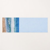 Waterverf Ocean Beach gepersonaliseerd Yogamat (Voorkant (horizontaal))