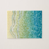 Waterverf Ocean Beach Legpuzzel (Horizontaal)