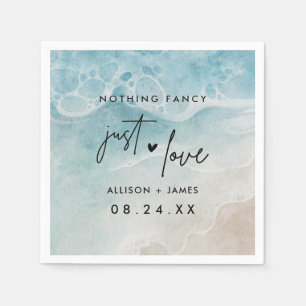 Waterverf Ocean Beach Wedding Elopement Servet