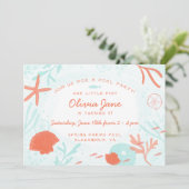 Waterverf Ocean Birthday Kaart (Staand voorkant)