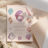 Waterverf Ocean kleine parel Seashell Baby shower