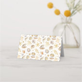 Waterverf Ocean Little Pearl Baby shower (Achterkant)