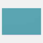 Waterverf Ocean Turquoise Inpakpapier Vel (Voorkant 3)