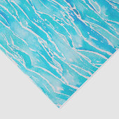 Waterverf Ocean Waves Art Print Tissue Paper Tissuepapier (Detail)