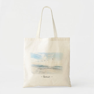 Waterverf Ocean Waves Persoonlijke Canvas tas