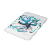 Waterverf Octopus Bath Mat (Gekanteld)