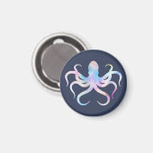Waterverf octopus magneet (Voorkant / Achterkant)