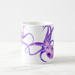 Waterverf Octopus Mok