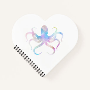 Waterverf octopus notitieboek