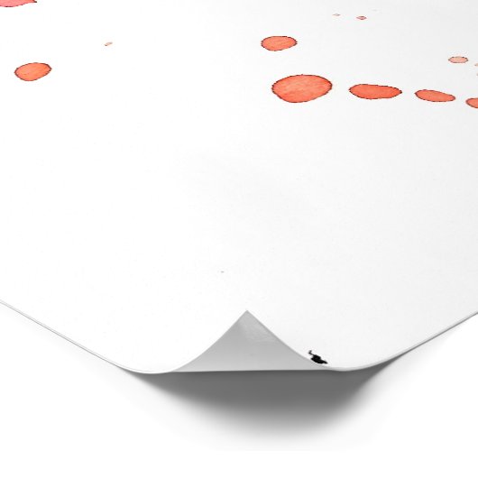 Waterverf Octopus Poster (Hoek)