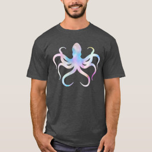 Waterverf octopus t-shirt