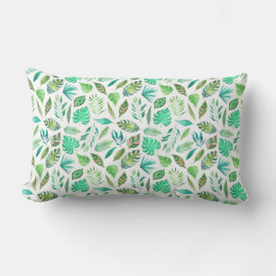 Waterverf Oerwoud Greenery Pattern Kussen