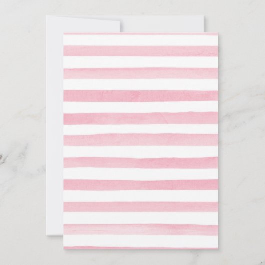 Waterverf Oerwoud Safari Bedankkaart (Achterkant)