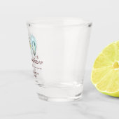 Waterverf Oester Kust Bruiloft Shot Glas (Rechts)