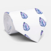 Waterverf oester schelp met peren stropdas (Opgerold)