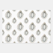 Waterverf oesters inpakpapier vel (Voorkant 2)